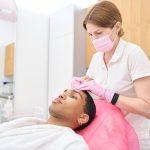 man getting botox treatment