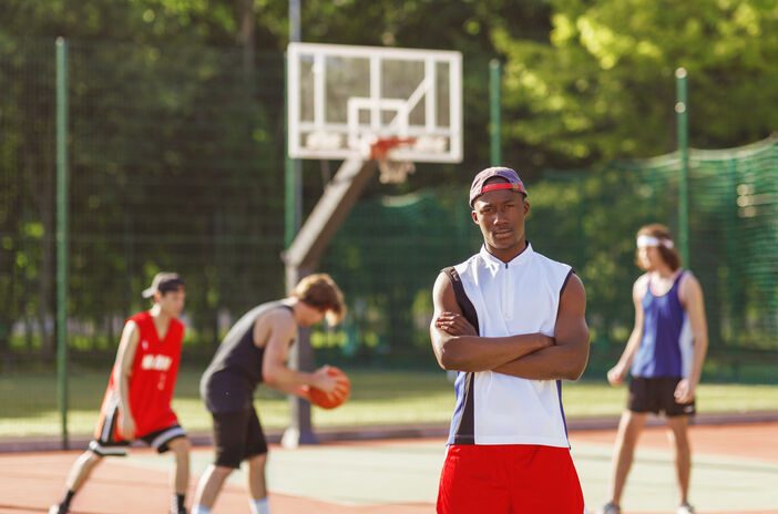 college athlete frowning for not being paid