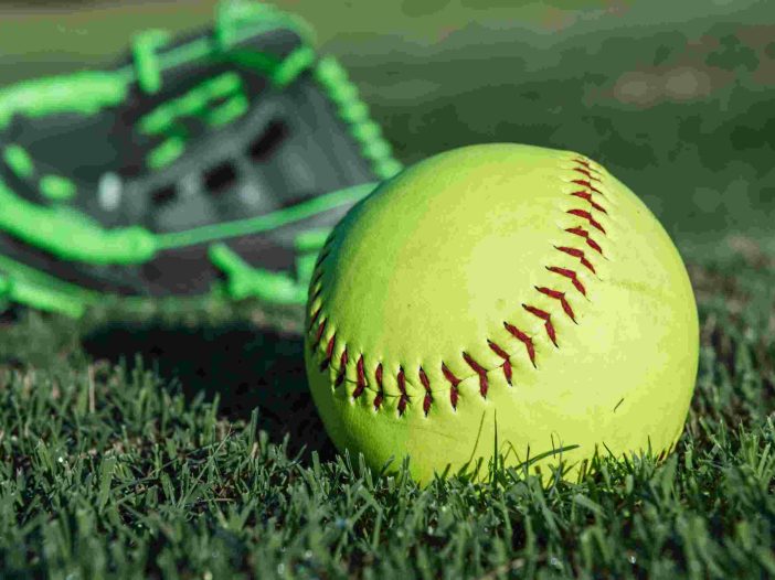soft ball on the field