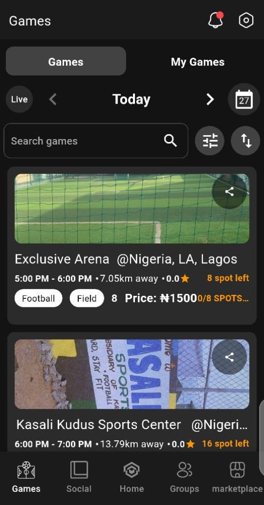 What App Can I Find Pickup Games in Nigeria?